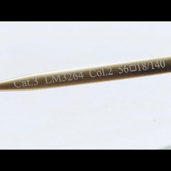 La Matta Sunglasses Black w/Gold Metal; Brown Lens - Picture 7 of 8